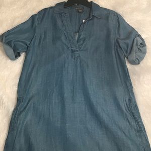 Chelsea & Theodore Dresses - Chambray dress with pockets Chelsea & Theodore Dresses - Chambray dress with pockets